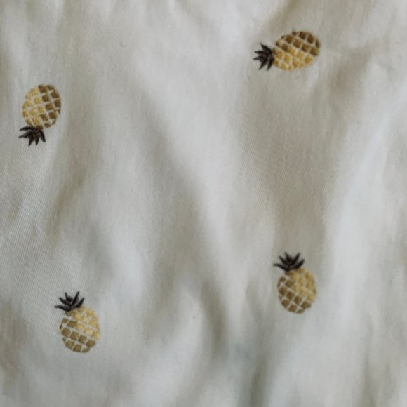 J Crew Pineapple Embroidered Capri Pants - Picture 4 of 7